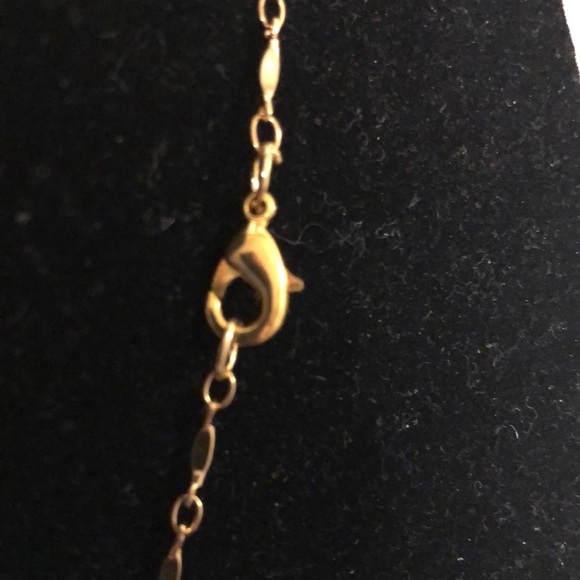 Gold Floral Locket Necklace - Picture 7 of 9